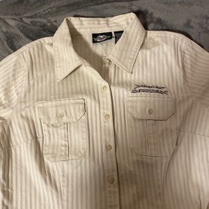 Harley Davidson button up shirt